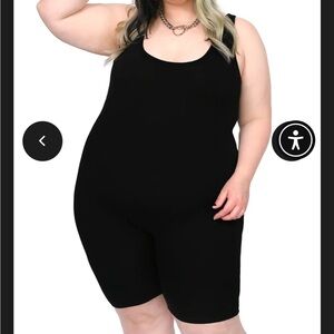 Foxblood Signature Biker Short Romper XL